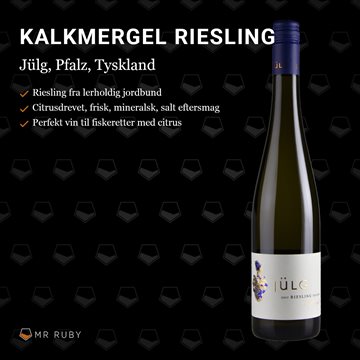 2018 Riesling Kalkmergel, Weingut Jülg, Pfalz, Tyskland